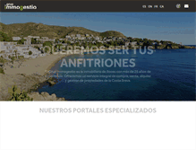 Tablet Screenshot of immogestio.com